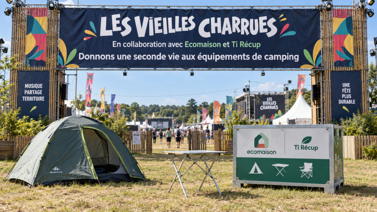 Vieilles Charrues 2026 : seconde vie du matériel de camping